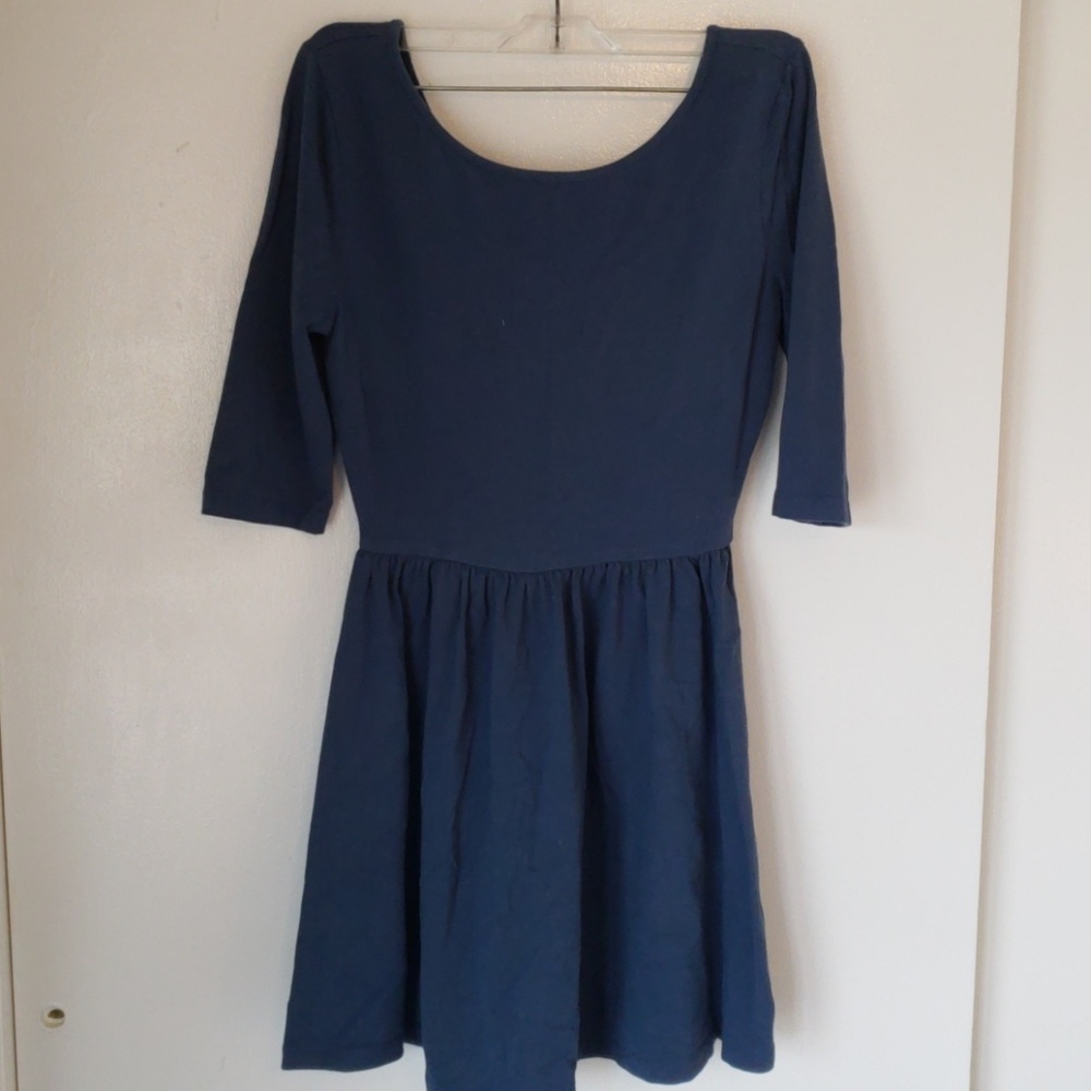 Blue dress